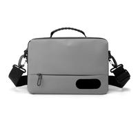 EXKURPOO Bolsa de Mensajero Bolso de Hombro Sencillo, Bolso de Mensajero Informal for Hombre, Bolso de cámara de Tendencia, Bolso de Cartero de Negocios, Bolso de Pecho(Gray)