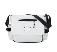 EXKURPOO Bolsa de Mensajero Bolsos Cruzados de Lona for Mujer, de Nailon, for Hombre, Tipo Cartero, for Estudiante, Bandolera Grande, Tipo Libro, Bolsos Grandes(Beige)