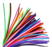 EXKURPOO limpiapipas 100/50 Piezas de Tallos Chenilla for limpiapipas, for Manualidades y decoración (6 mm x 12 Pulgadas)(Random Mixed,100Pcs)