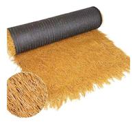 EXKURPOO Paja Artificial Césped Artificial con Techo de Paja simulado, Resistente al Sol, Estilo Alfombra, for Patio, decoración de casa de Campo.(Yellow)