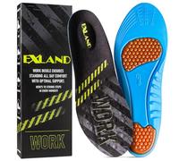 Exland Work Comfort - Plantillas ortopédicas para comodidad y apoyo durante todo el día, absorción de golpes y amortiguación, reduce la fatiga, talla L 40/45