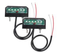 EXLECO 2 x Luces de Matrícula LED Luz Trasera de MatríCula Remolque LED Pilotos Matricula Traseros Remolque LED 12V-30V Pilotos de MatríCula LED Remolque Luz Matricula LED para Remolque Coche Camión