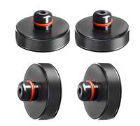 EXLECO 4 Piezas Car Jack Pad Rubber-Upgrade para Model 3 77 * 47 mm Almohadilla de Goma para Automóviles para Tuning de Automóviles