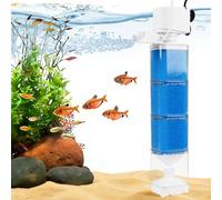 EXLECO 5 en 1 Filtros Internos para Acuarios 150-300L, Ajustable Depuradora Pequeña Acuario 1200L/H 15W, Bomba Pecera con Filtro, Silencioso Sistema de Filtración Pecera con Oxygène Pompage Wavemaker