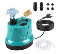 EXLECO Bomba de Agua Sumergible 45W 2500L/H, Mini Water Pump, Bombas de Achique para Aguas Sucias, Acuario, Estanque Jardín - Verde