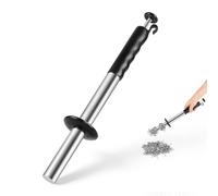 EXLECO Varilla magnética con capacidad de 5 kg, colector de virutas imán con gancho, varilla magnética con cierre rápido, colector magnético de virutas, herramienta de grabación taller para virutas de