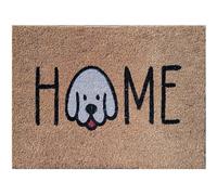 Exma Felpudo Entrada Casa Fibra de Coco Antideslizante y Ultraabsorbente Exterior Resistente a la Intemperie Alfombra Atrapapolvo Moqueta para el Suelo Duradera Fácil Limpieza | Perros Home