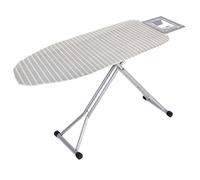 Exma Funda Tabla de Planchar Plegable - Funda Tabla Planchar Ajustable Funda Plancha Universal Ajustable - Funda Mesa Plancha Funda de Planchar Ajustable - Funda Tabla de Planchar 140x50 - Rayas Gris