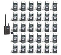 exmax? 60 MHz-108MHz profesional Wireless Tour Guide Sistema para Tour guiado, reunión, enseñanza, escucha, formación, viaje, campo interpretación