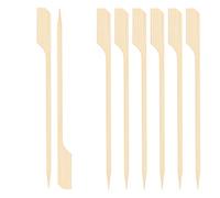 EXNIMA, 50, 100 y 300 Piezas, Pinchos de Bambú, Brochetas Ecológicas, Resistentes, Pinchos para Barbacoa, Buffet, Cócteles, Fruta, Picoteo, Manualidades, Tamaños 12, 15, 20 o 25cm.