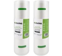EXNIMA, Rollos para Maquinas de Sellado al Vacío o Bolsas para Envasar al Vacío 2, 4, 6 u 8 und de 28x1500cm, Perfectas para Conservación de Alimentos, Bolsas de Vacío Alimentos, Utensilios de Cocina