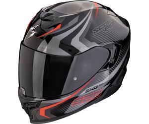 EXO 520 EVO AIR TERRA Schwarz-Silber-Rot XS M male Negro/Plata/Rojo