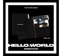 EXO BAEKHYUN HELLO, WORLD 4th Mini Album (FOLDER Ver. + Gift Card) K-POP SEALED