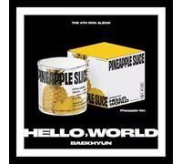 EXO BAEKHYUN HELLO, WORLD 4th Mini Album (PINEAPPLE Ver. + Gift Card) K-POP SEALED