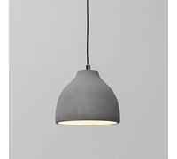Exo Kosilum - Lámpara colgante de hormigón, cemento color gris, IP20, clase energética: compatible con A, B, C, D, E, 220-230 V, 50 - 60 Hz, 1 bombilla de 60 W máximo