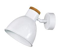 EXO lighting - Aplique de pared VALAN blanco portalámpara E27 interior IP20. Ideal para colocar tanto en dormitorios de residencias como en restaurantes.