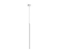 EXO Lighting - Lámpara colgante TANIA blanca led SMD AC 4W (60,8cm). Suspensión minimalista y moderna ideal para salón de estar, cocinas, mostradores y recepciones.
