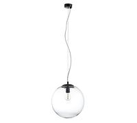 EXO LIGHTING - Lámpara de suspensión OXY negro portalámpara E27 (Ø20cm) Colgante moderno para salas de estar, mostradores y espacios altos.