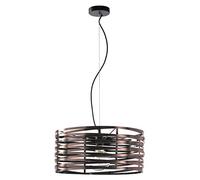 EXO lighting - lampara techo colgante SIRA acabado Cobre lampara colgante techo circular con portalámpara E27 interior IP20 lampara techo colgante salon moderno o lampara techo colgante dormitorio