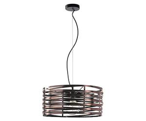 EXO lighting - lampara techo colgante SIRA acabado Cobre lampara colgante techo circular con portalámpara E27 interior IP20 lampara techo colgante salon moderno o lampara techo colgante dormitorio