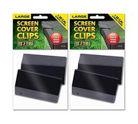 Exo Terra - 2 Pack de 2 Clips de Pantalla para terrario, tamaño pequeño, para acuarios y Tanques de Vidrio