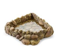 Exo Terra Corner Water Dish - Cuenco de Agua para Reptiles (Extragrande, tamaño XL)