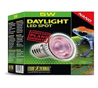 Exo Terra Daylight Nano - Bombilla LED de luz diurna (5 W, casquillo E27, 1 unidad), color plateado