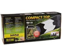 Exo Terra Funda para terrario Compact Top, tamaño mini, para 1 lámpara, con reflector, 30 x 9 x 15 cm, casquillo E27