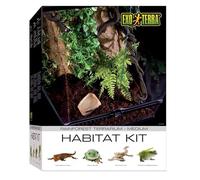 Exo Terra Kit Habitat Tropical Mediano de 120 L, 45 x 45 x 60 cm