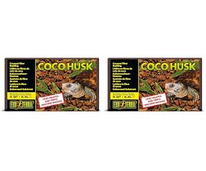 Exo Terra Sustrato Coco Husk 650 gr / 8,8 L (Paquete de 2)