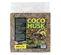 Exo Terra - Sustrato de cáscara de Coco para terrarios de Reptiles y Anfibios, 20 l