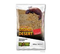 EXO TERRA Sustrato de Paisaje Sonoran Ocher Stone Desert para terrarios (20 kg), Color Amarillo