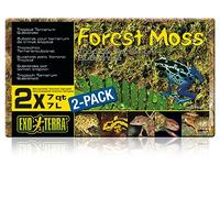 Exo Terra Sustrato Natural Forest Moss - Paquete de 2 Unidades x 7 L - Total: 14 L