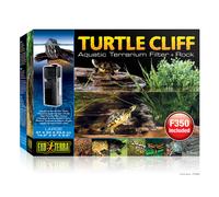 Exo Terra Turtle Cliff Filtro Aqua-Terrario Con Rocas Para Tortugas Acuáticas