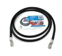 Exoda cable de batería 25 mm² 200cm M8 negro flexible robust 99 por ciento cobre para coche barco motocicleta resistente al calor hasta 70° para diversas aplicaciones