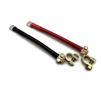 eXODA Juego de Cables de bateria 50mm2 20cm M8 Rojo Negro Positivo Negativo terminales para vehiculos y Accesorios 20160W 1680A 12V Cable Flexible con Funda retráctil