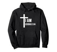 Éxodo 3:14 3 14 Dios Jesús Cita Religiosa Cristiano I Am Sudadera con Capucha