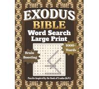 Exodus Bible Word Search Large Print: Puzzles Inspired by the Book of Exodus (KJV)