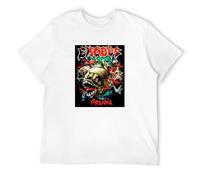 Exodus Piranha T-Shirt Man'S Fashion Cotton White Clothes Unisex tee L