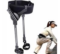 Exoesqueleto con resistencia ajustable de 3 niveles para rehabilitación de piernas, entrenamiento de senderismo y asistencia para subir escaleras, ayuda a reducir el esfuerzo al caminar en un 50%