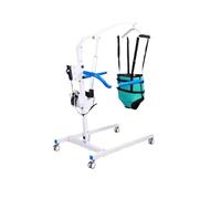 Exoesqueleto - Elevador de silla de transferencia de enfermería multifuncional, máquina de transferencia de pacientes con reposo en cama ajustable, andador plegable para personas mayores