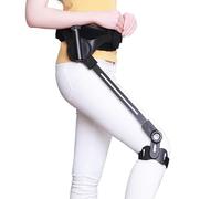 Exoesqueleto ergonómico para caminar, soporte de potencia ajustable para rehabilitación de accidentes cerebrovasculares, senderismo, viajes y movilidad diaria, reduce el esfuerzo en un 50% (pierna