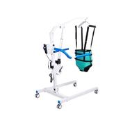 Exoesqueleto - Máquina de transferencia de pacientes postrada en cama, silla de transferencia multifuncional de enfermería, con elevador y palanca de cambios ajustables, andador plegable para adultos