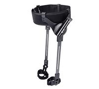 Exoesqueleto para entrenamiento de extremidades inferiores, ayuda para caminar, entrenamiento de movilidad para caminar, fácil de usar, para adultos, ancianos y discapacitados (ambas piernas L)
