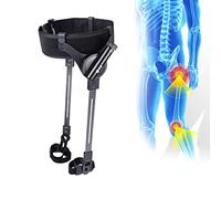 Exoesqueleto Power Walkers - Ayuda para entrenamiento de piernas para caminar, ayuda para caminar movilidad para ancianos, andador vertical ligero (ambas piernas L)