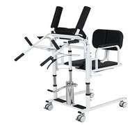 Exoesqueleto - Silla de desplazamiento multifuncional, silla de transferencia de elevación de pacientes para personas mayores y discapacitados, elevación hidráulica y bajada de la grúa de viaje ayuda