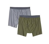 Exofficio Calzoncillos Tipo bóxer Give-N-Go 2.0 para Hombre (Paquete de 2), Ónix Acero/Nori, X-Large