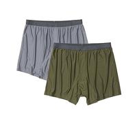 ExOfficio Give-n-go 2.0-Calzoncillos Tipo bóxer (2 Unidades), Ónix de Acero/nori, XL para Hombre