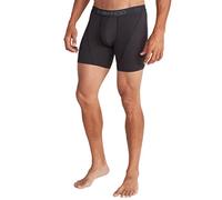 ExOfficio Men's Give-N-Go 2.0 Sport Mesh 6'' Boxer Brief, Black/Black, X-Large