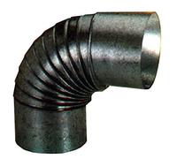 EXOJO - Codo Estufa Galvanizado 90º Exojo 150 Mm